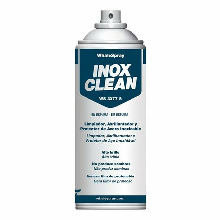 WHALESPRAY 3077 Inox Stainless Steel & Aluminum Cleaner, Spray, 6PK WSP3077S0020